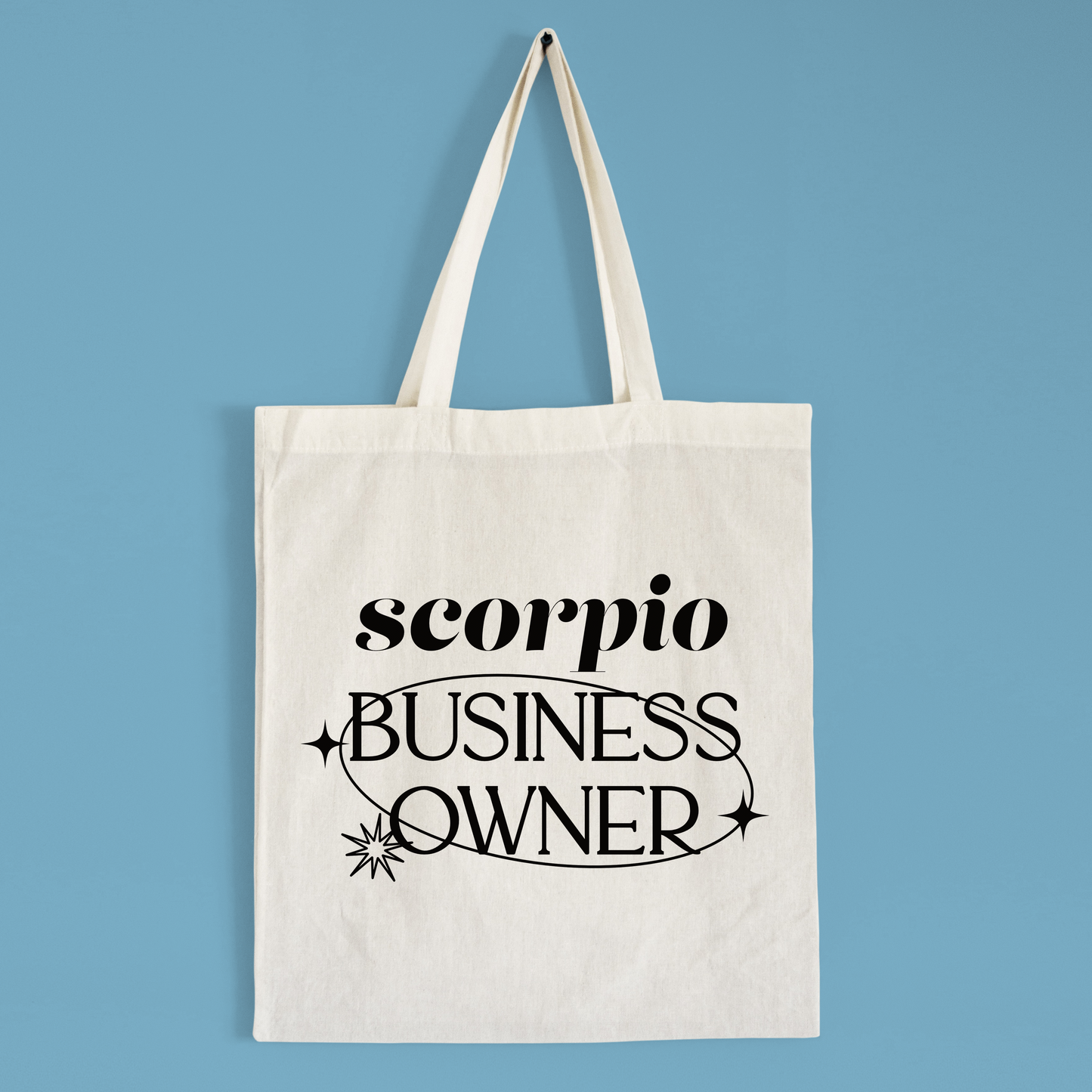 Scorpio Business Owner 6oz Canvas Tote Bag